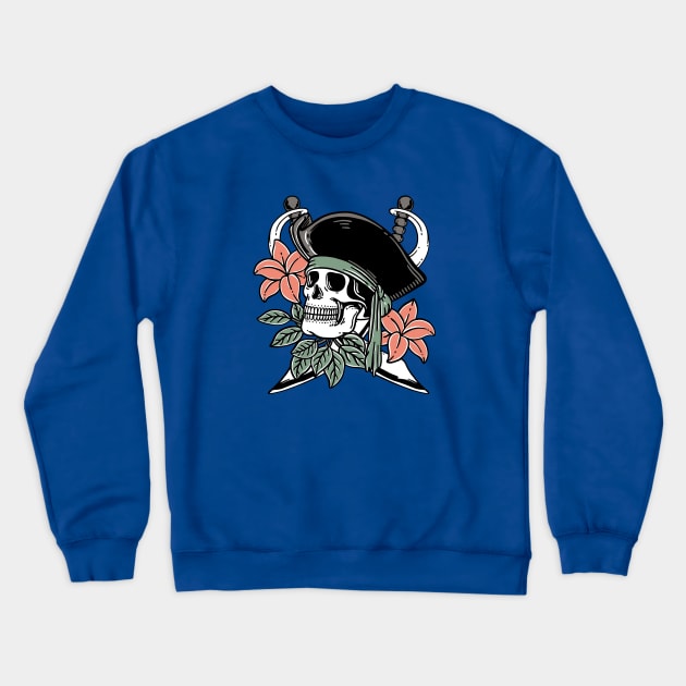 Romantic Pirate Crewneck Sweatshirt by Pongatworks Store